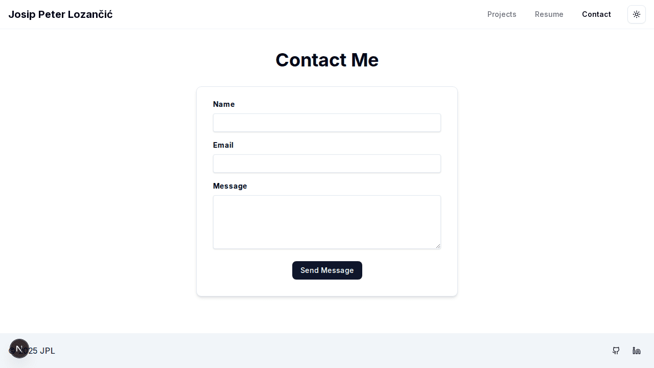 Personal Portfolio screenshot 3