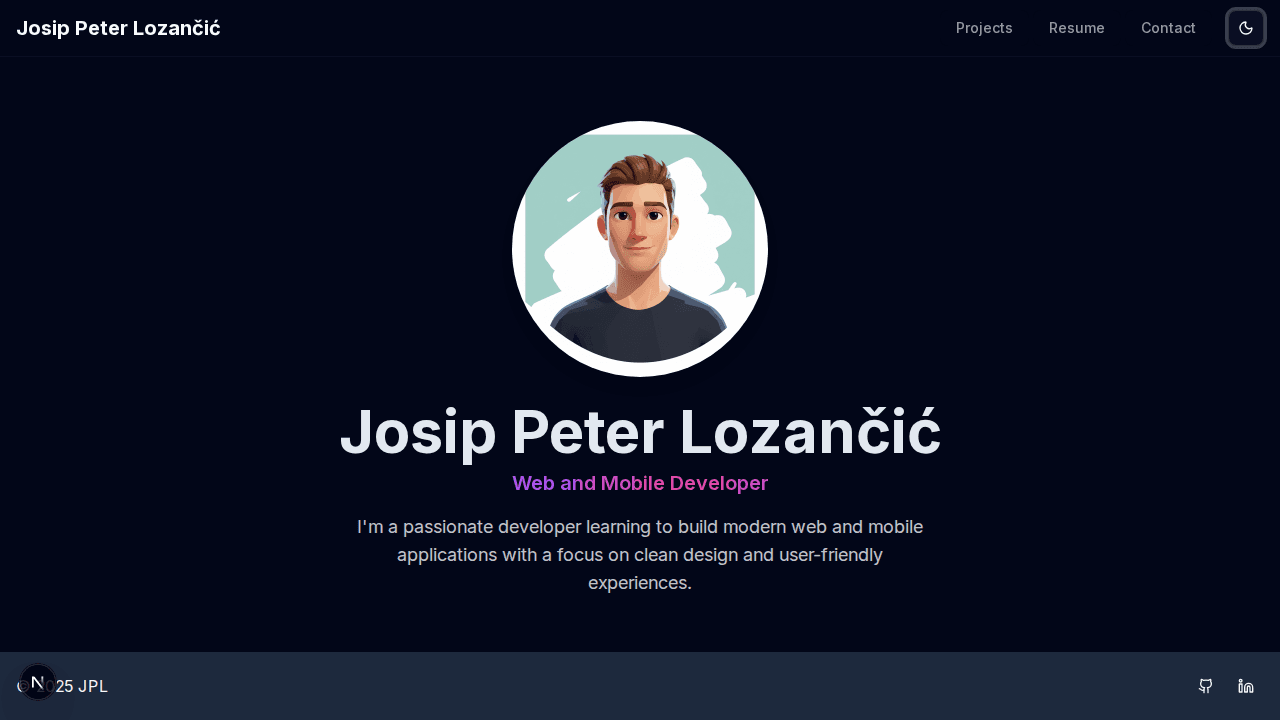 Personal Portfolio screenshot 4